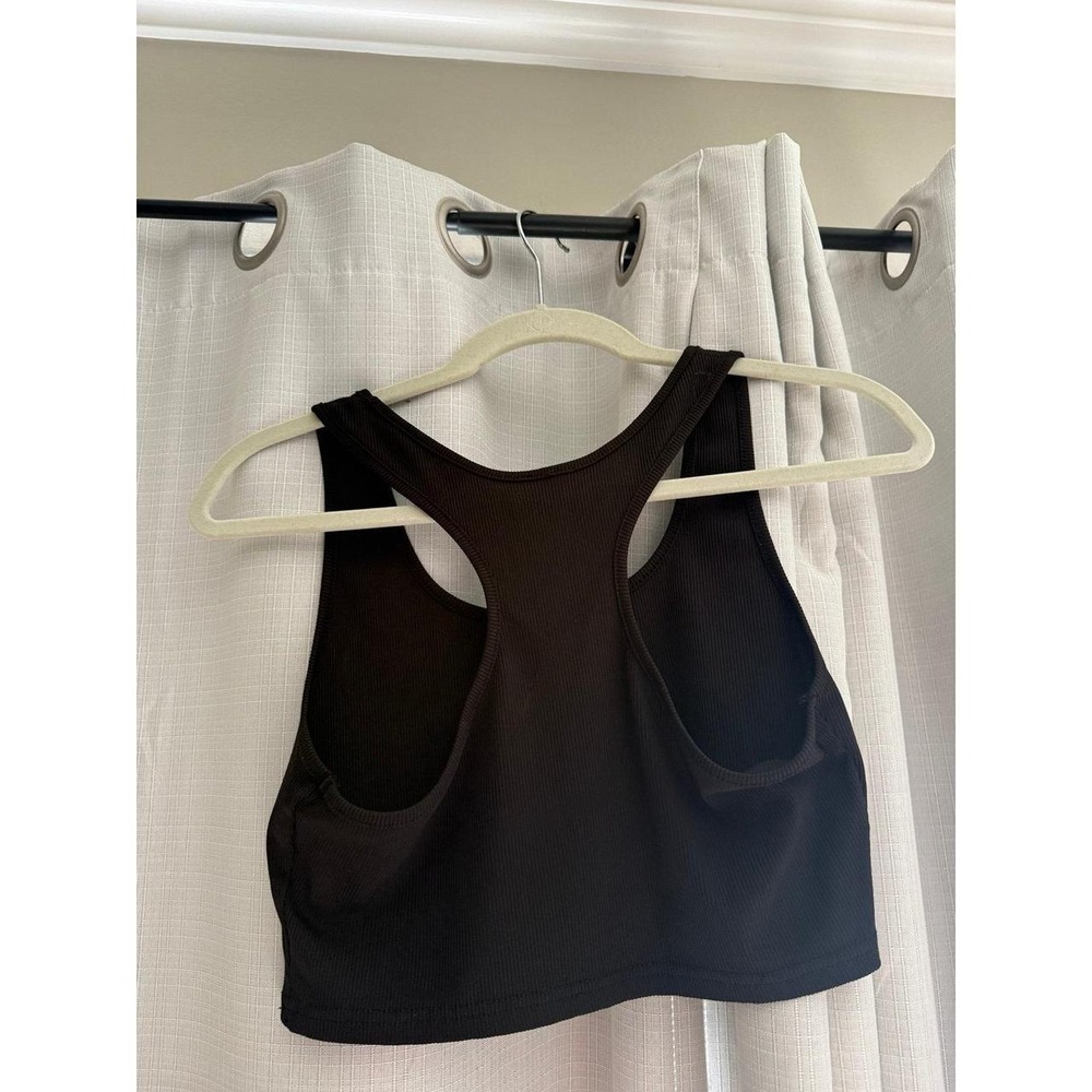 SHEIN Ribbed Racerback Tank Top - Picture 3 of 4